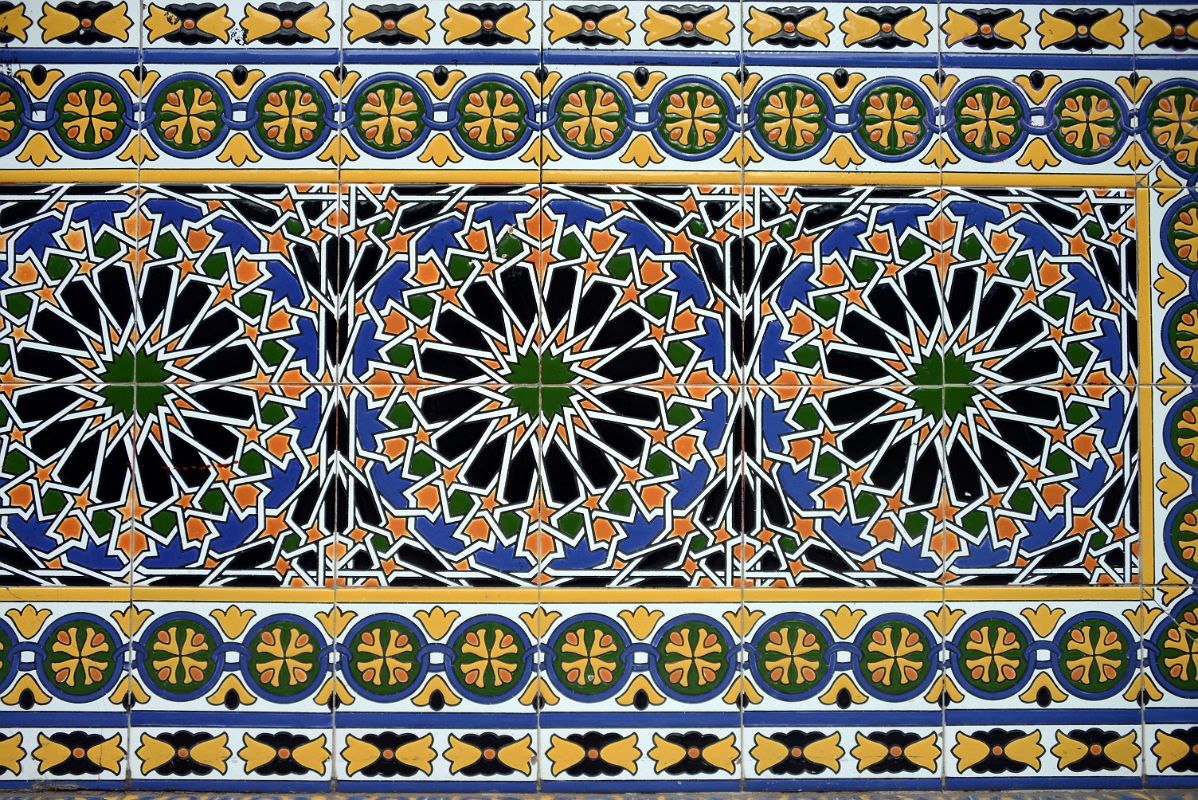 11-02 Plaza Espana Has Brightly Coloured Andalucian Tiles In Mendoza